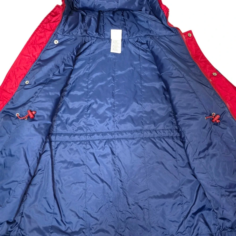 Lightning McQueen Disney Cars Jacket Boys 7 8 Red Hooded Coat Puffer